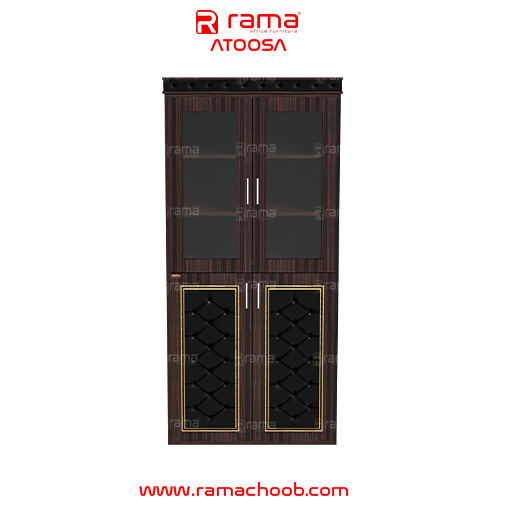 کتابخانه مدیریتی راما چوب مدل آتوسا - تصویر 2