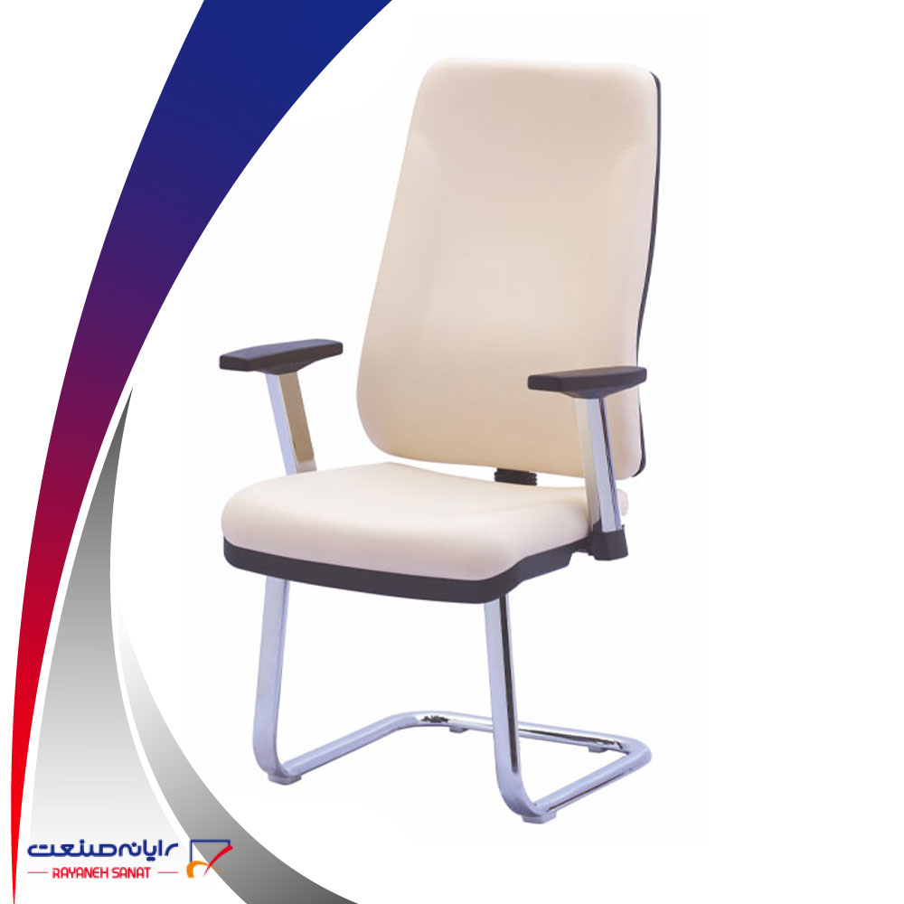صندلی کنفرانسی رایانه صنعت مدل C919 دسته ثابت - تصویر 2