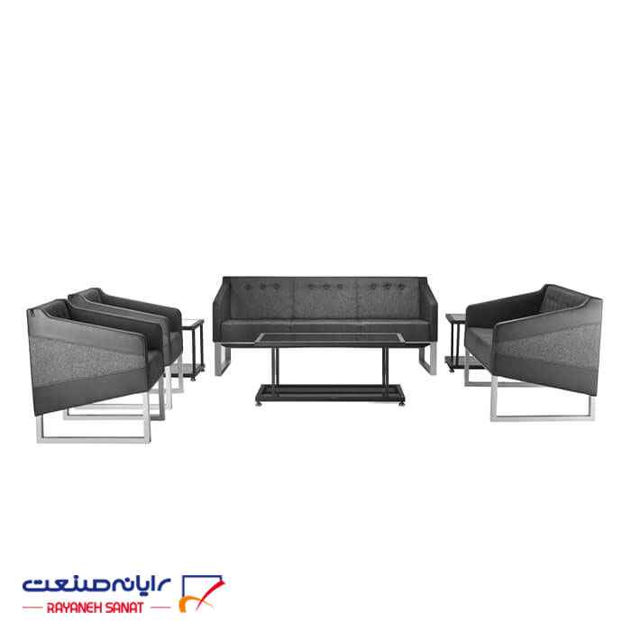 مبل اداری رایانه صنعت مدل F932p3 سه نفره - تصویر 3