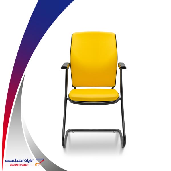 صندلی کنفرانس رایانه صنعت مدل C916a بدون چرخ - تصویر 2