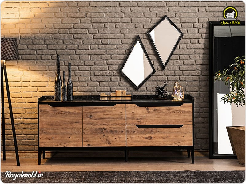آینه کنسول رویال مبل مدل مانتیس - تصویر 3