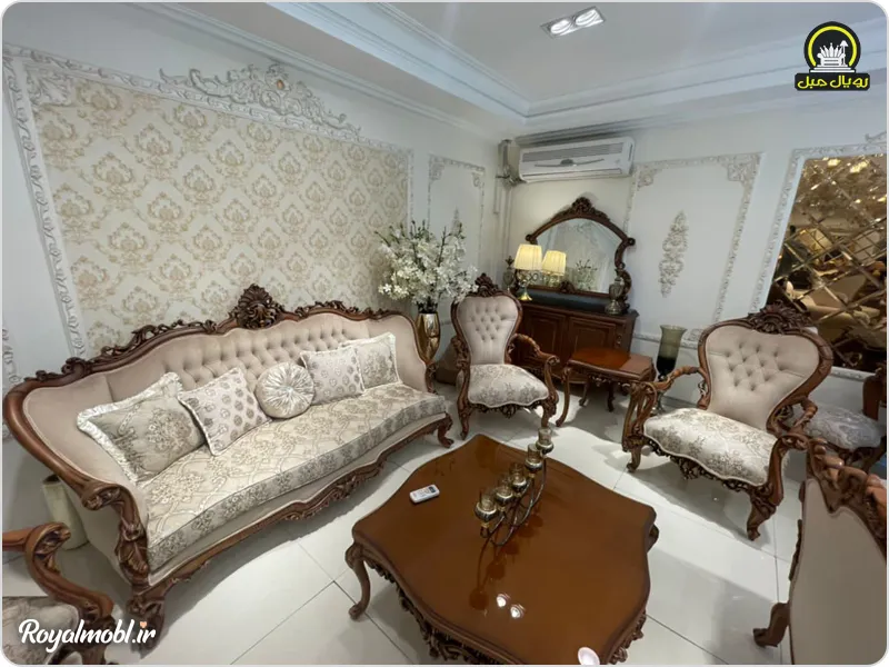 مبل کلاسیک رویال مبل مدل ماریا - تصویر 15