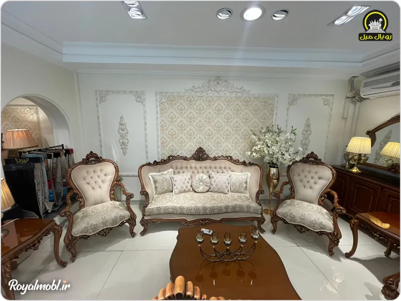 مبل کلاسیک رویال مبل مدل ماریا - تصویر 16