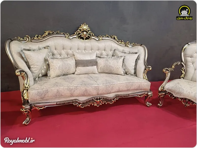مبل کلاسیک رویال مبل مدل ماریا - تصویر 18