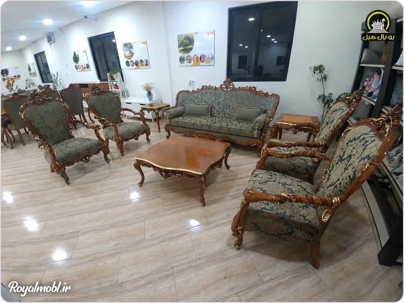 مبل کلاسیک رویال مبل مدل ماریا - تصویر 5