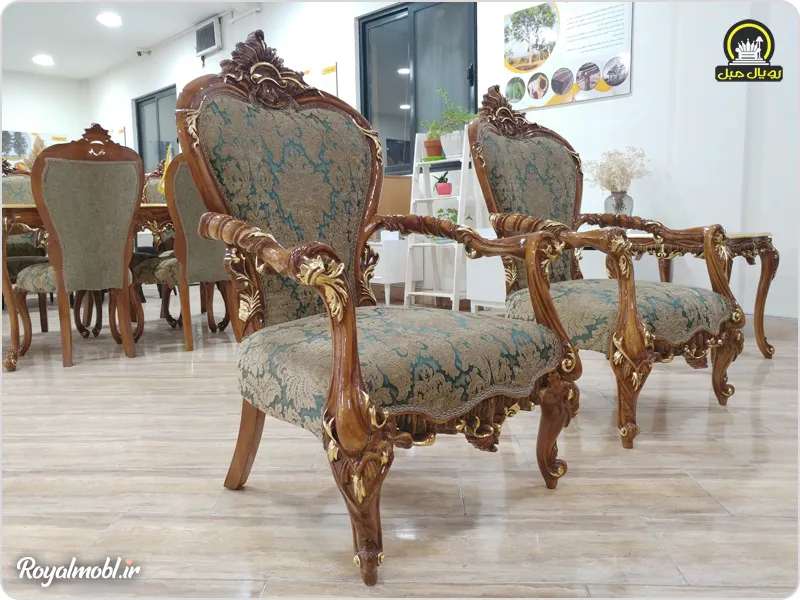 مبل کلاسیک رویال مبل مدل ماریا - تصویر 8