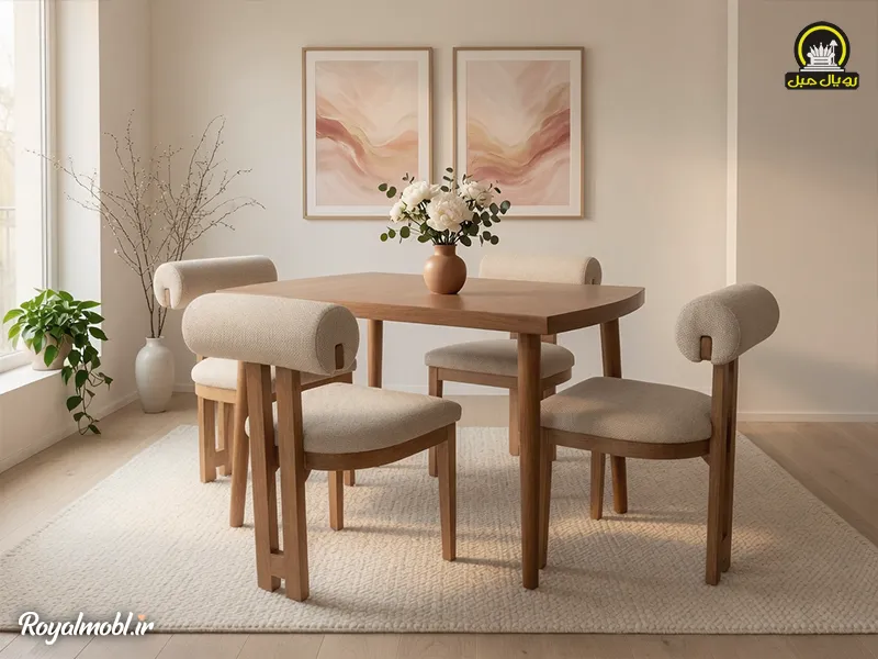 میز ناهارخوری رویال مبل مدل باران - تصویر 3