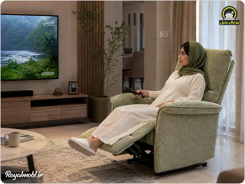 مبل ریلکسی رویال مبل مدل نسترن - تصویر 2