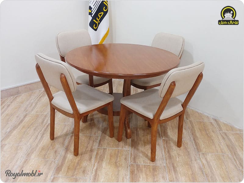 میز ناهارخوری رویال مبل مدل لهستانی 6 نفره - تصویر 6