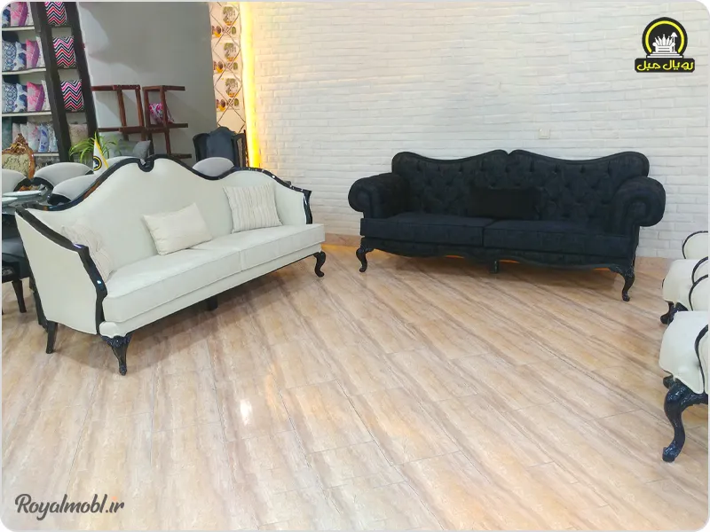 مبل کلاسیک رویال مبل مدل کاترین - تصویر 4