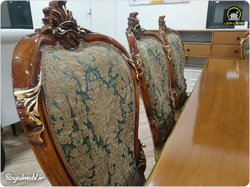 میز ناهارخوری رویال مبل مدل ماریا کلاسیک - تصویر 5