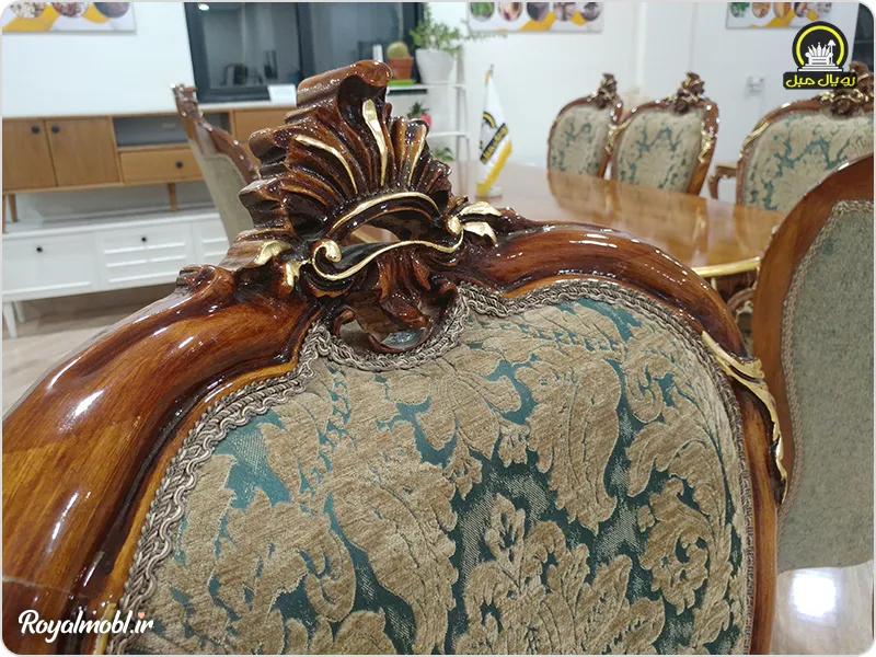 میز ناهارخوری رویال مبل مدل ماریا کلاسیک - تصویر 8