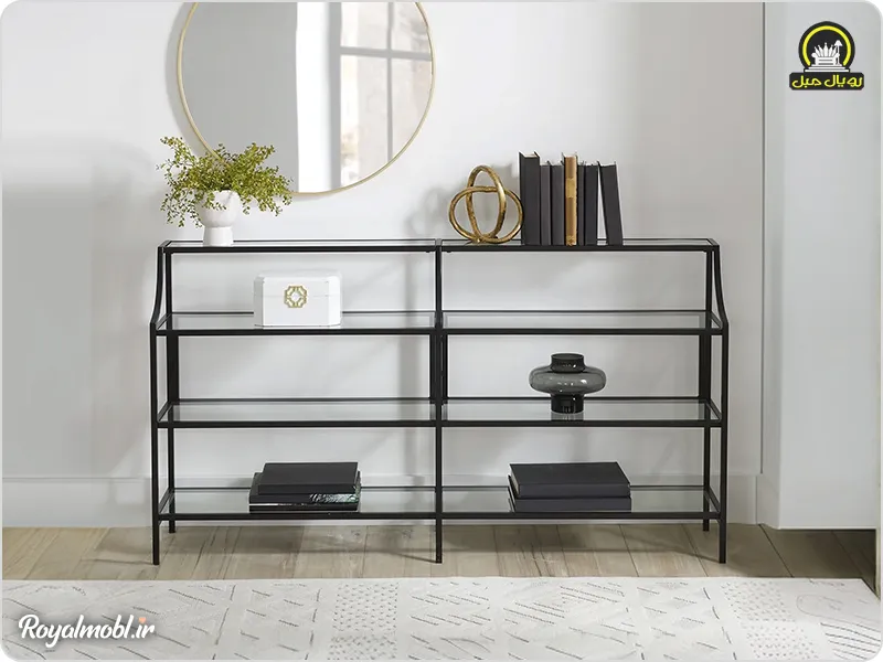 میز کنسول رویال مبل مدل ویشکا 35 × 150 سانت – ارتفاع 82 سانت - تصویر 2