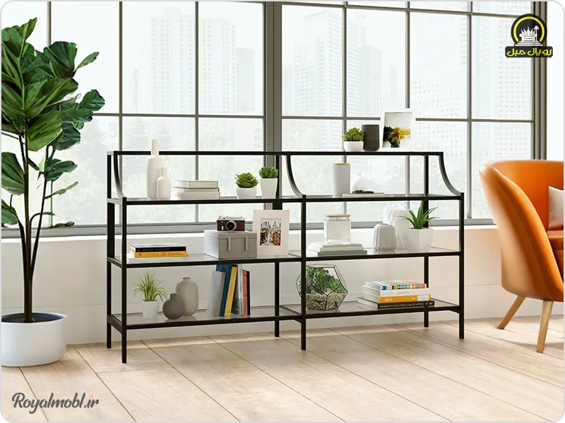 میز کنسول رویال مبل مدل ویشکا 35 × 150 سانت – ارتفاع 82 سانت - تصویر 4
