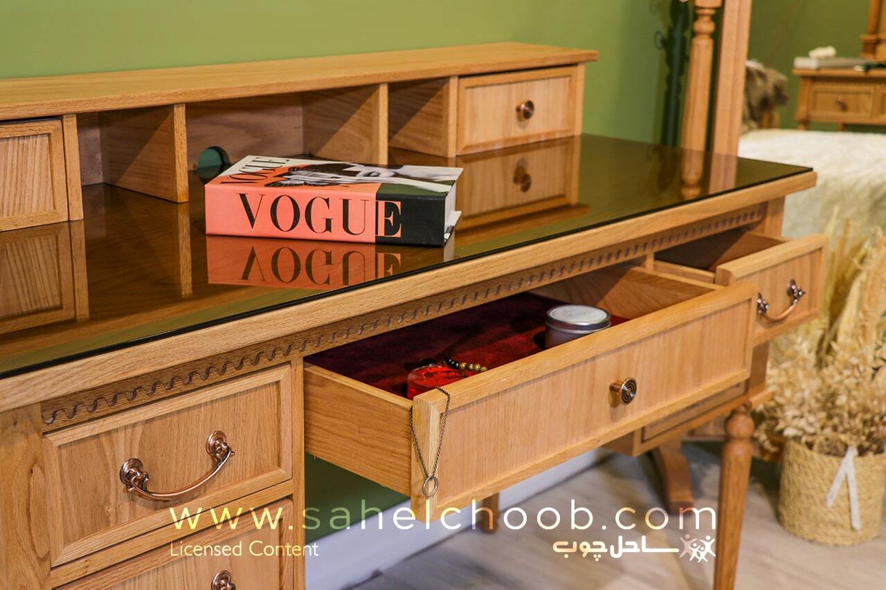 سرویس خواب نوجوان ساحل چوب مدل بلوط - تصویر 2