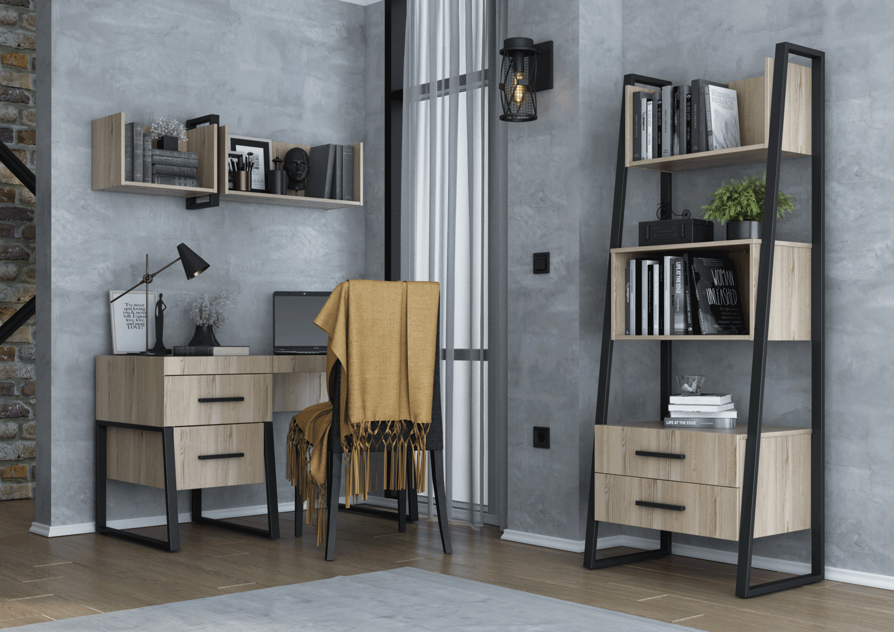 سرویس خواب نوجوان ساحل چوب مدل آیرونی - تصویر 7