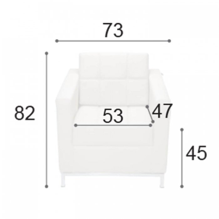 مبل راحتی راحتیران مدل M121 یک نفره - تصویر 2