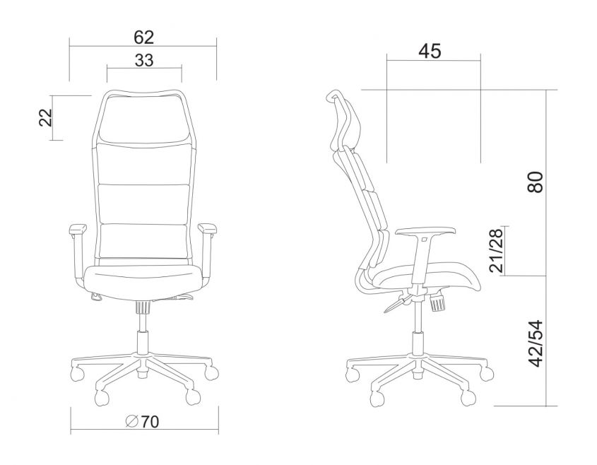 صندلی مدیریتی آرتمن مدل DCM-162 - تصویر 2