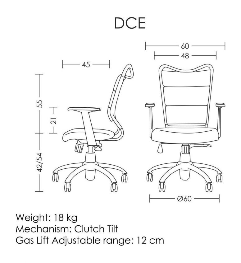 صندلی کارشناسی آرتمن مدل DCE-162 - تصویر 2