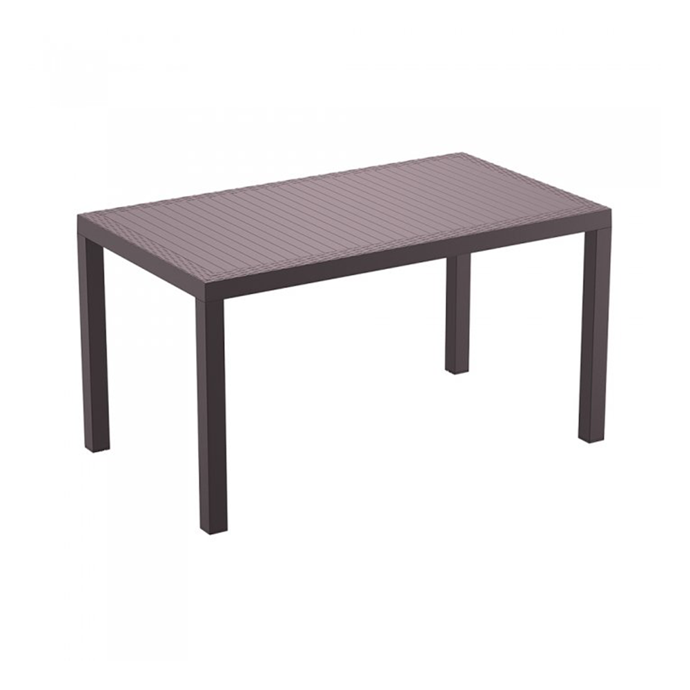 میز باغی نظری مدل Boston 150 Rattan حصیری