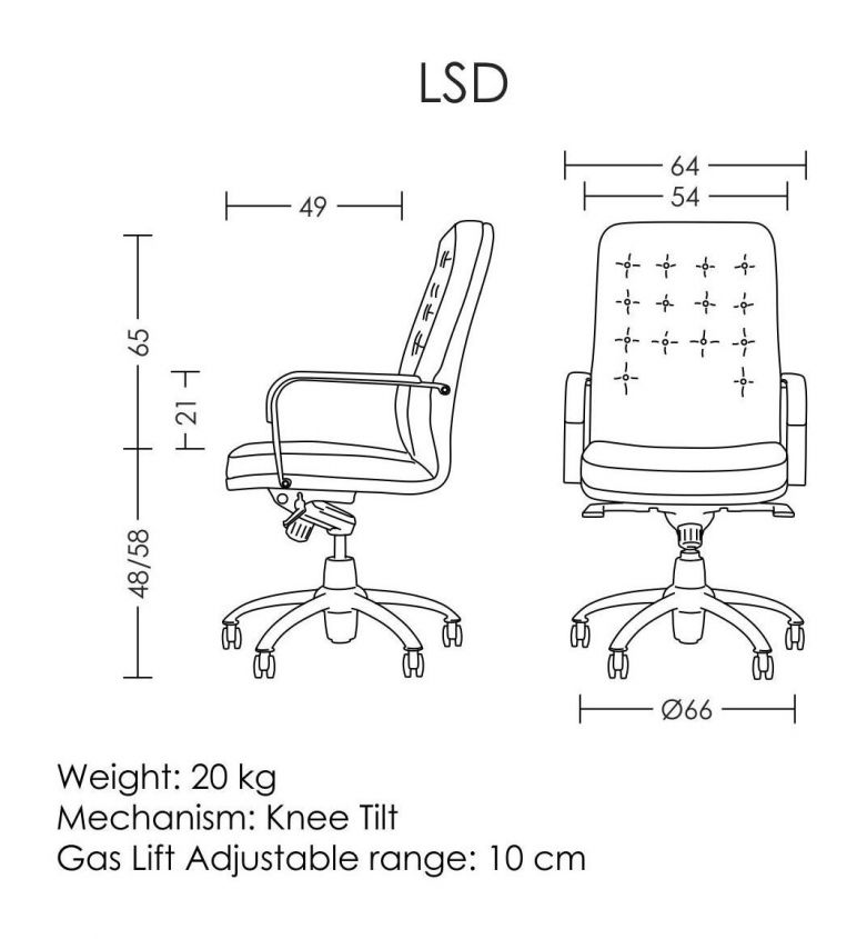 صندلی معاونتی آرتمن مدل LSD-152 - تصویر 2