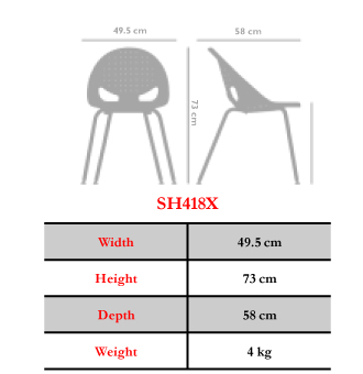 صندلی اداری نیلپر مدل OCF418X تکنفره - تصویر 3