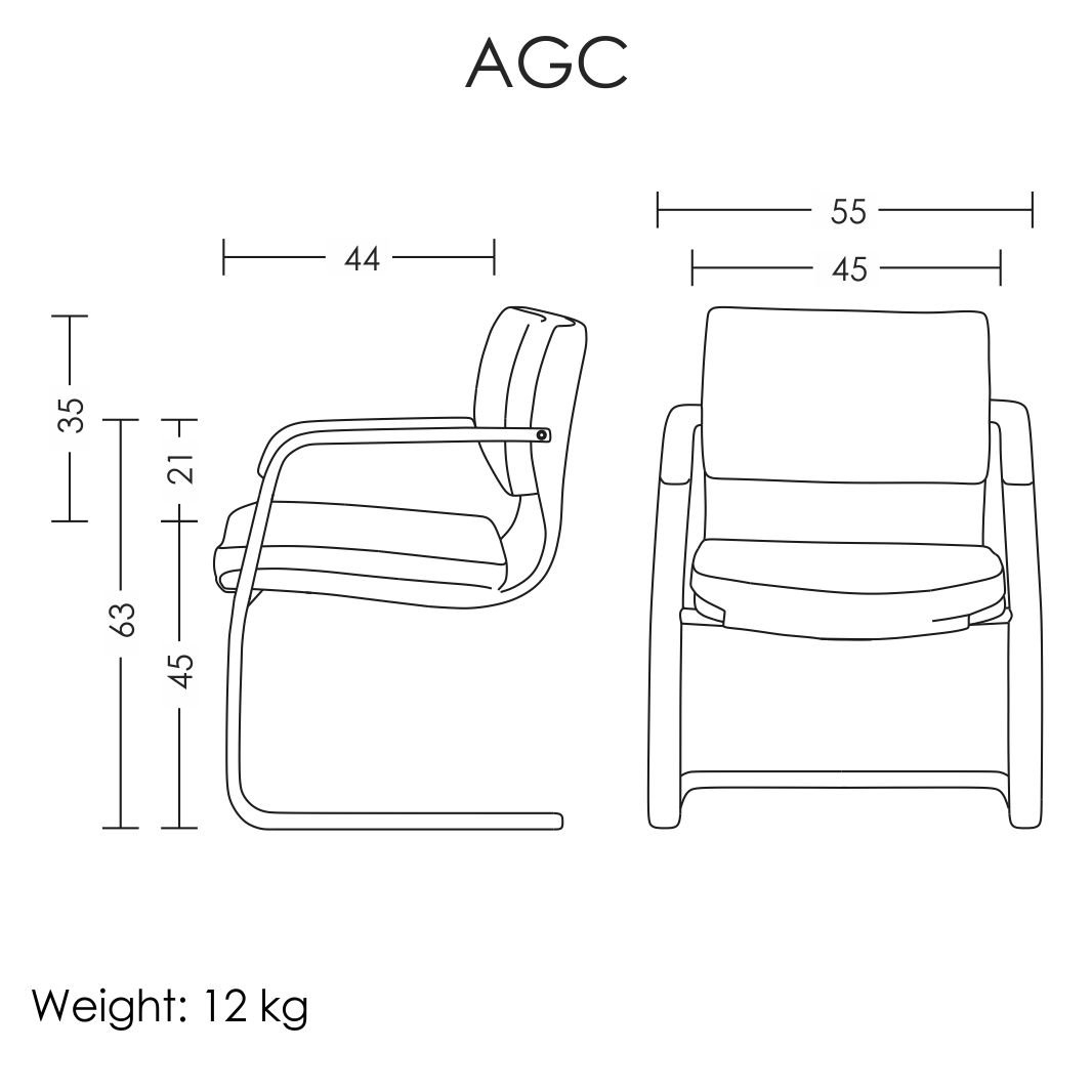 صندلی کنفرانسی آرتمن مدل AGC-315 - تصویر 2