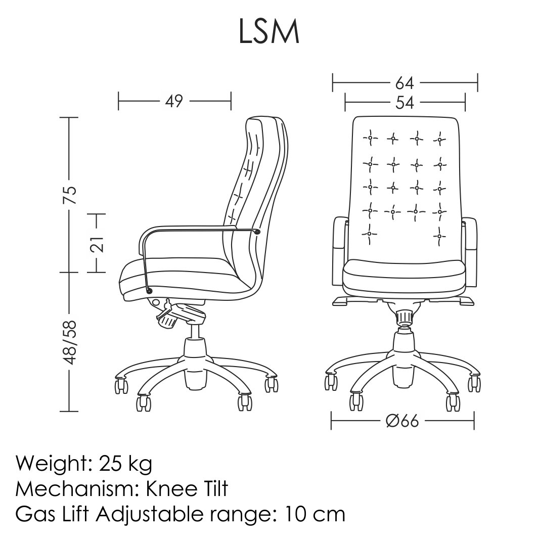 صندلی مدیریتی آرتمن مدل LSM-162 - تصویر 4