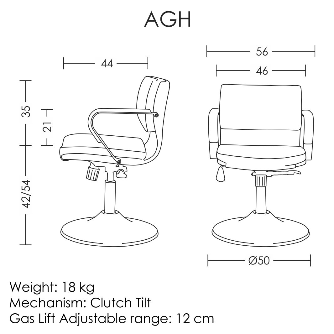 صندلی آرایشگاهی آرتمن مدل AGH-672 - تصویر 3