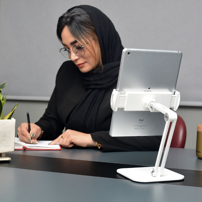 نگهدارنده تبلت ارگو مدل WMH011 سفید/ مشکی - تصویر 6