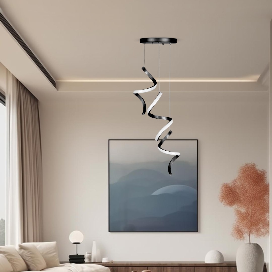 لوستر چشمه نور مدل L6364/3 سه شعله - تصویر 2