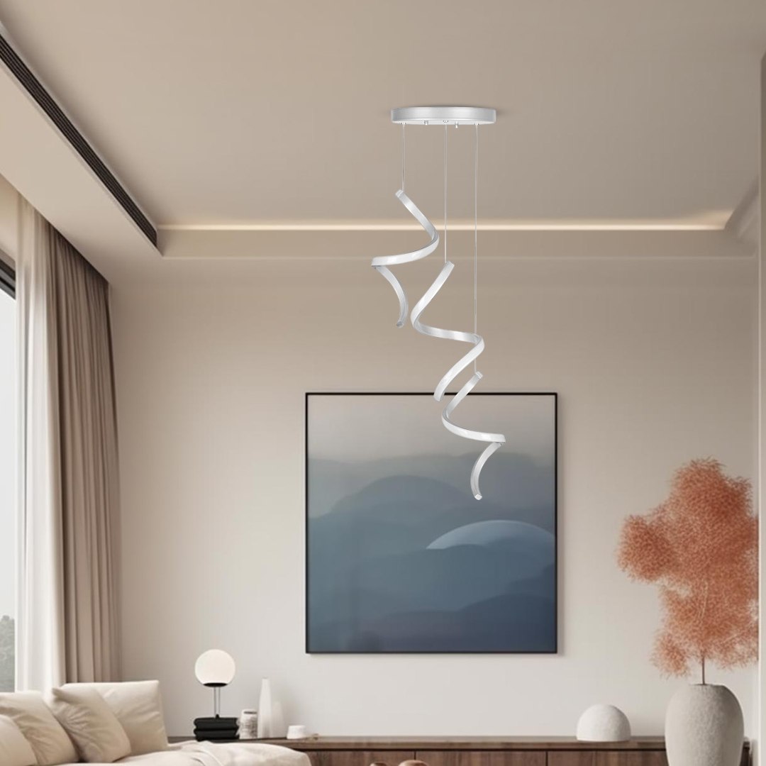 لوستر چشمه نور مدل L6364/3 سه شعله - تصویر 3