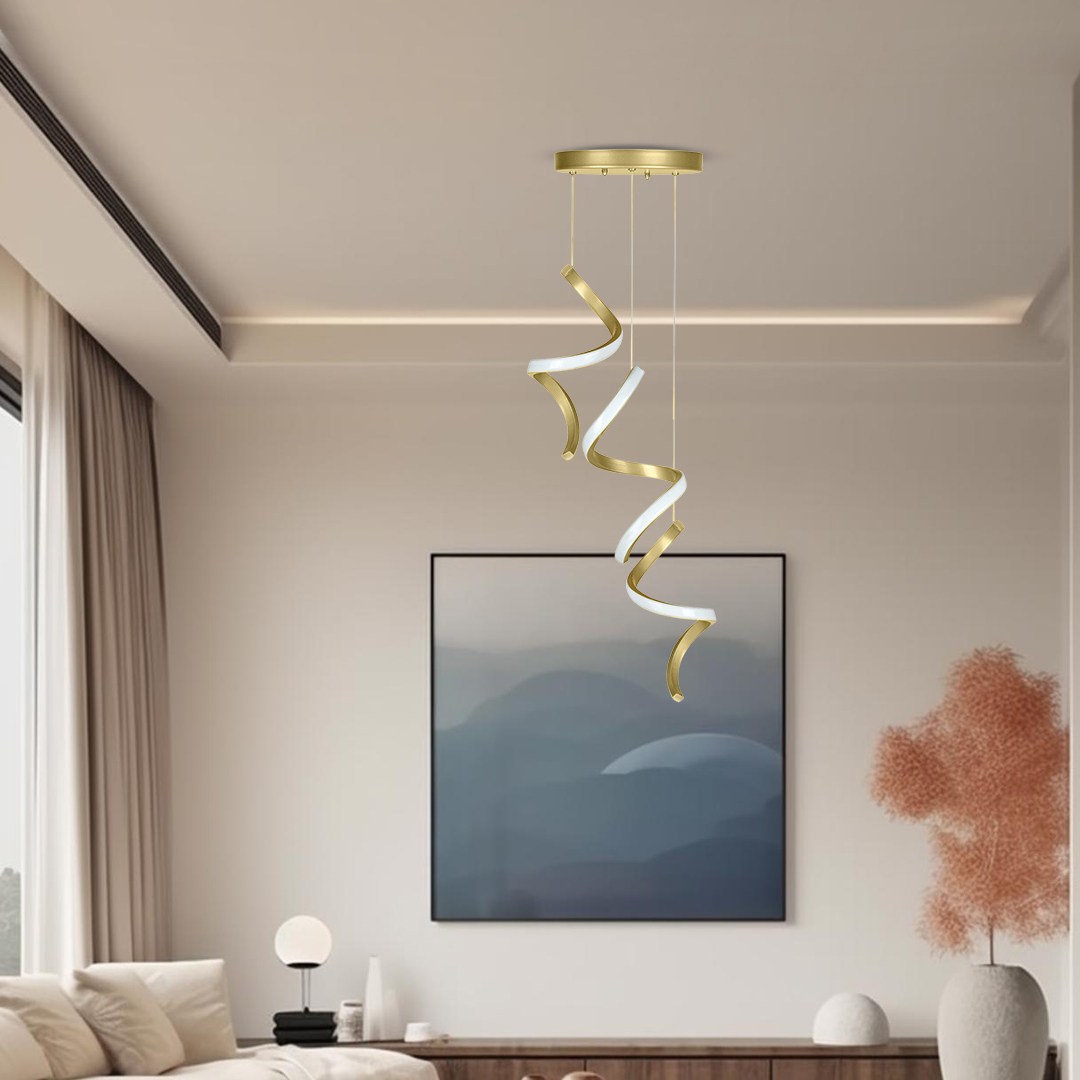 لوستر چشمه نور مدل L6364/3 سه شعله - تصویر 5