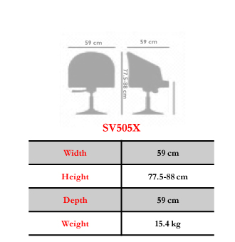 صندلی ویزیتوری نیلپر مدل OCV505X - تصویر 3