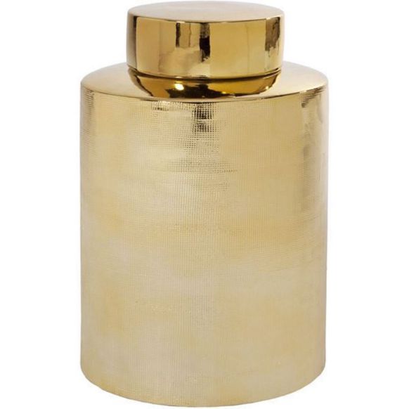 ظرف دکوری دوان مدل ALIN رنگ طلایی اندازه h42cm 591366