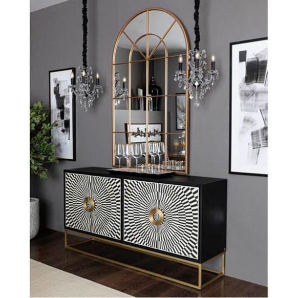 لیوان دوان مدل GULD رنگ شفاف/طلایی اندازه h9cm 651278S - تصویر 3