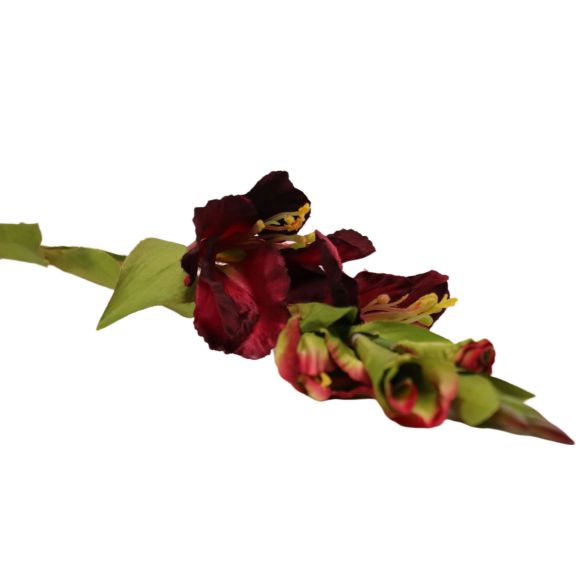 شاخه گل دوان مدل GLADIOLUS رنگ قرمز اندازه h86cm 637005 - تصویر 2