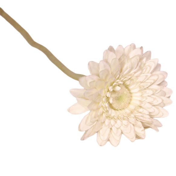 شاخه گل مصنوعی دوان مدل GERBERA رنگ سفید اندازه h51cm 613961 - تصویر 2