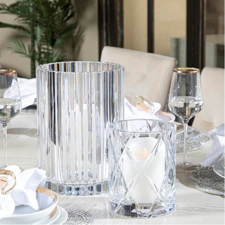 جاشمعی دوان مدل CRYSTAL CLEAR رنگ شفاف 18 سانتی‌متری کد 674532 - تصویر 2