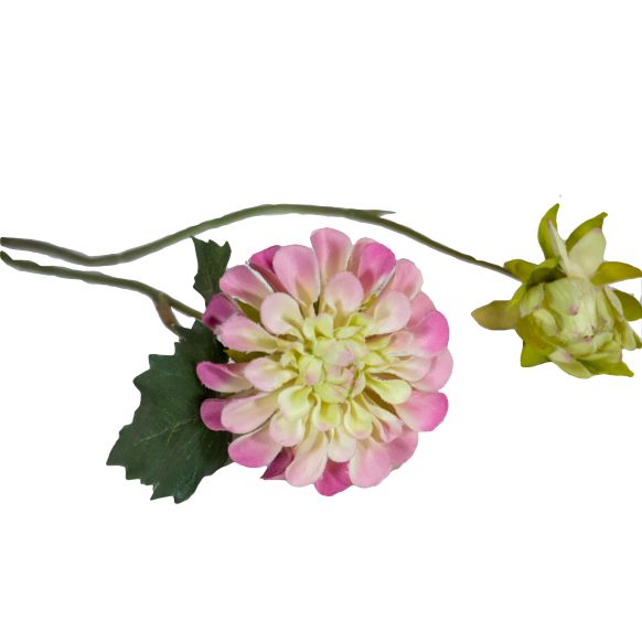 شاخه گل مصنوعی دوان مدل DHALIA رنگ صورتی اندازه h42cm 17719 - تصویر 2