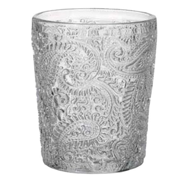 لیوان دوان مدل PAISLEY رنگ شفاف اندازه h10cm کد 668981s