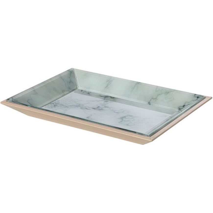 سینی دکوراتیو دوان مدل ELVITA سفید سایز 22*30 کد 683345 - تصویر 2