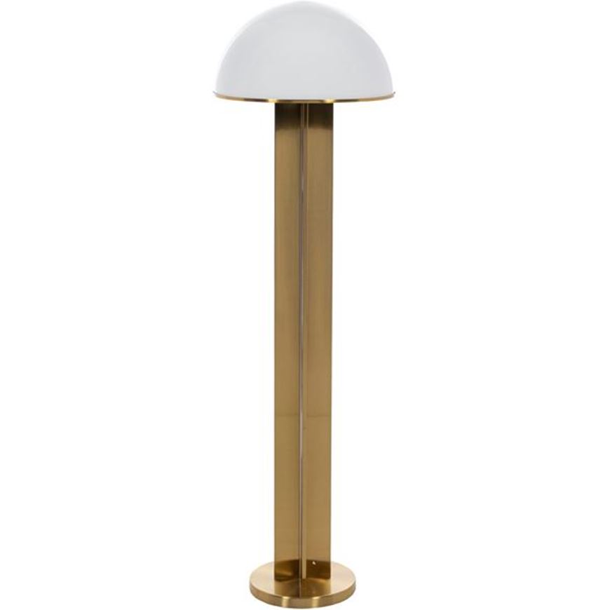 آباژور ایستاده دوان مدل GONZA رنگ سفید/برنجی 135 سانتیمتری کد 678641