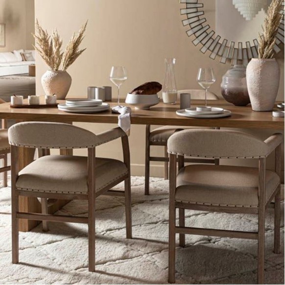 میز ناهارخوری دوان مدل FORUM رنگ طبیعی سایز 90×180 کد 673923 - تصویر 3