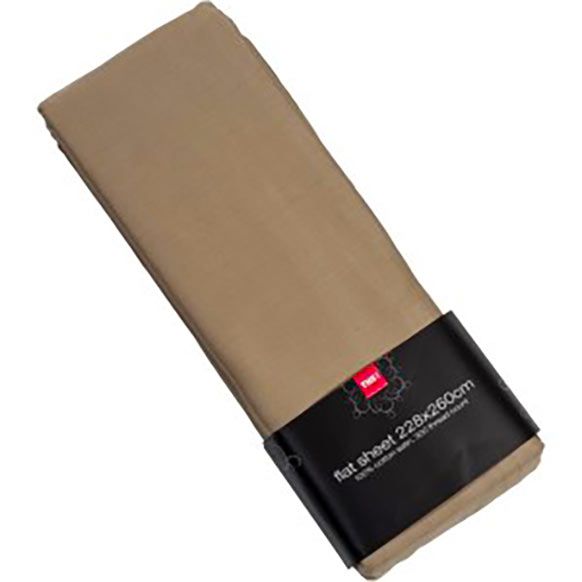 ملحفه بدون کش دوان مدل REGENCE رنگ بژ اندازه 228×260 کد 551128