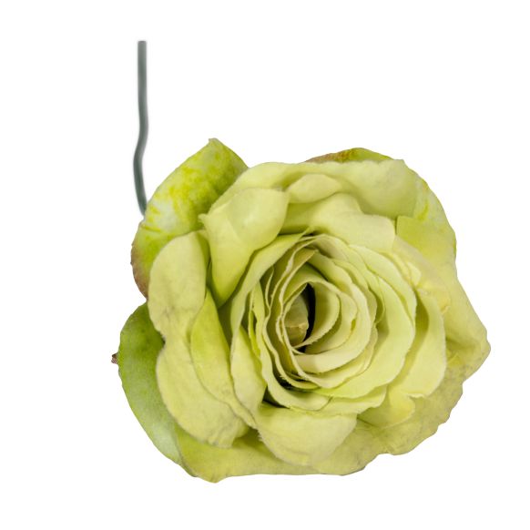 شاخه گل مصنوعی دوان مدل ROSE رنگ سبز اندازه h25cm 17305 - تصویر 2