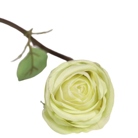 شاخه گل مصنوعی دوان مدل ROSE رنگ سبز اندازه h74cm 615844 - تصویر 2