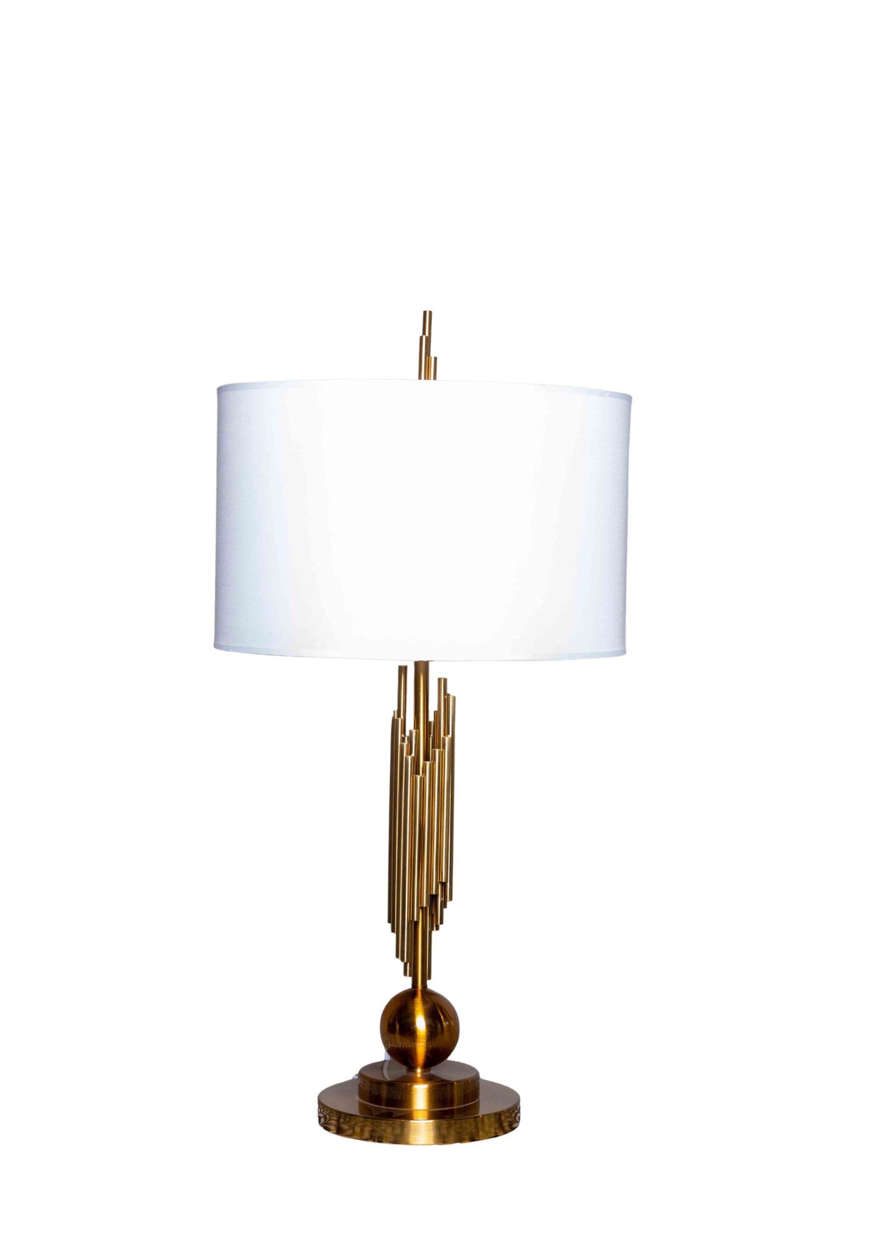 آباژور رومیزی دوان مدل KUNST رنگ کروم/برنجی کد 663976sc05 - تصویر 2
