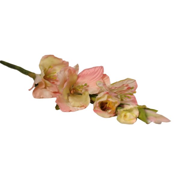 شاخه گل دوان مدل GLADIOLUS رنگ صورتی اندازه h86cm 636984 - تصویر 2