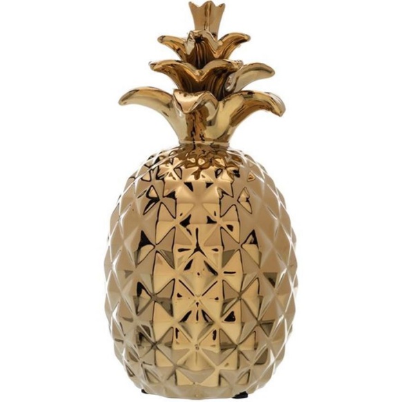 مجسمه دکوری دوان مدل PINEAPPLE رنگ طلایی کد 655051